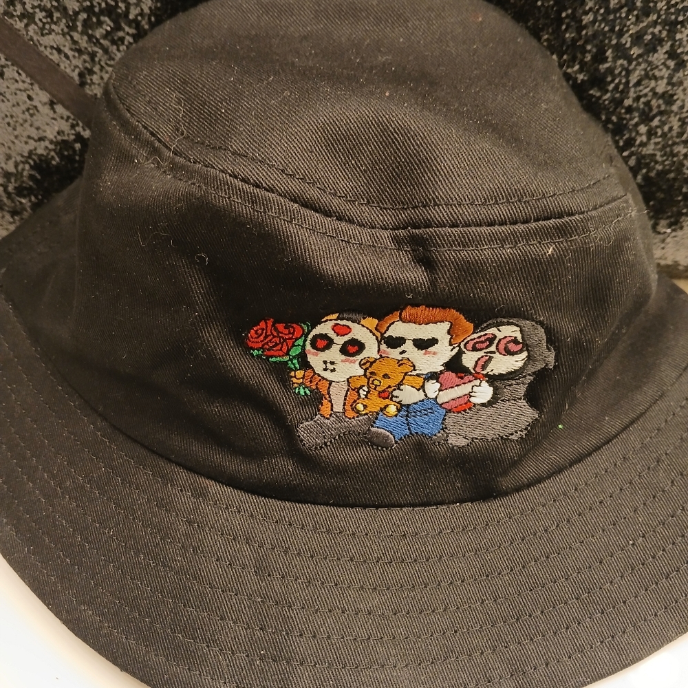 Horror Bucket Hat. Jason Michael And Ghostface